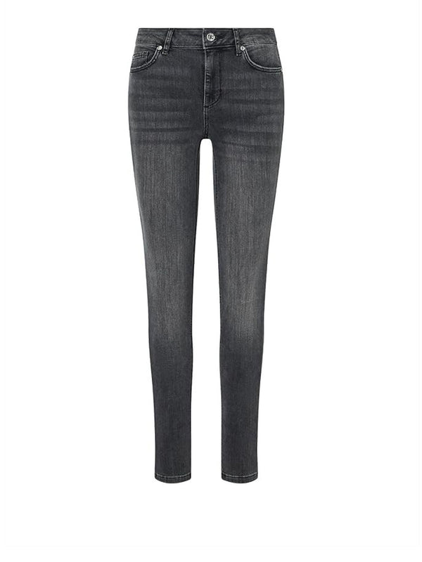 LIUJO DENIM Jeans Skinny A Vita Alta Liu Jo - Denim Grigio