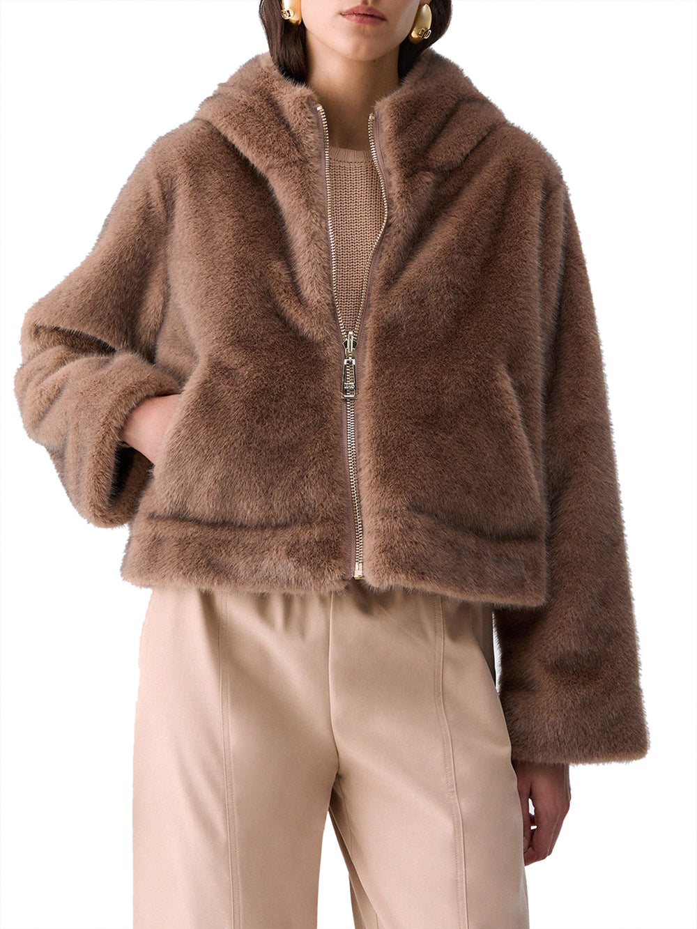 LIUJO SPORT Giubbotto reversibile In Teddy Liu Jo - Light Glace