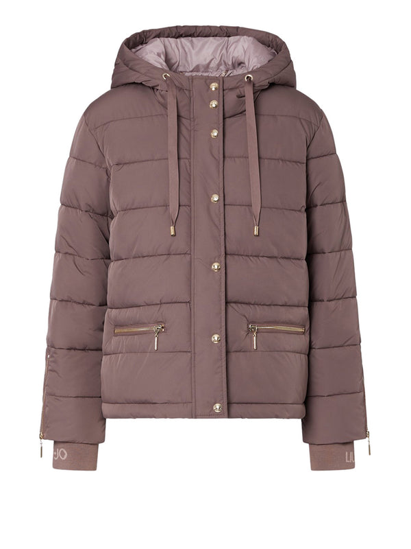 LIUJO SPORT Giubbotto In Nylon Opaco Liu Jo - Rosa Scuro