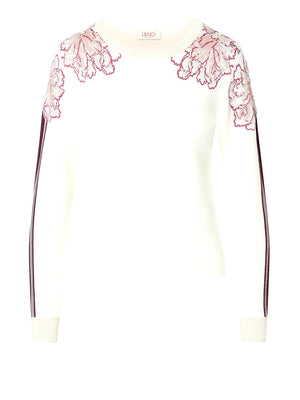 LIUJO SPORT Maglia Jacquard Liu Jo Sport - Bianco