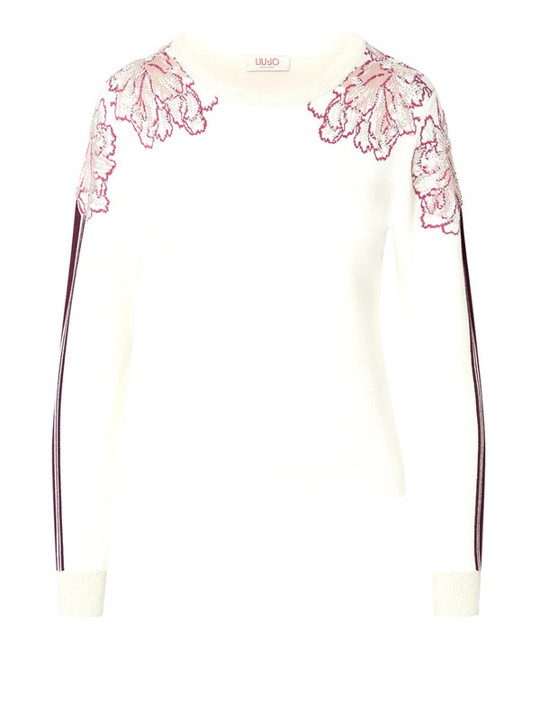 LIUJO SPORT Maglia Jacquard Liu Jo Sport - Bianco