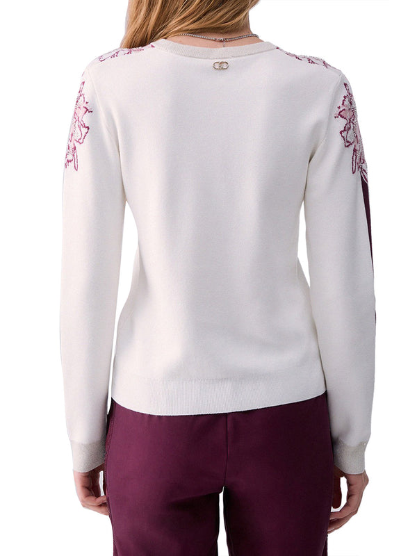 LIUJO SPORT Maglia Jacquard Liu Jo Sport - Bianco