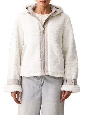 LIUJO SPORT Giacca Corta In Teddy Liu Jo - Bianco
