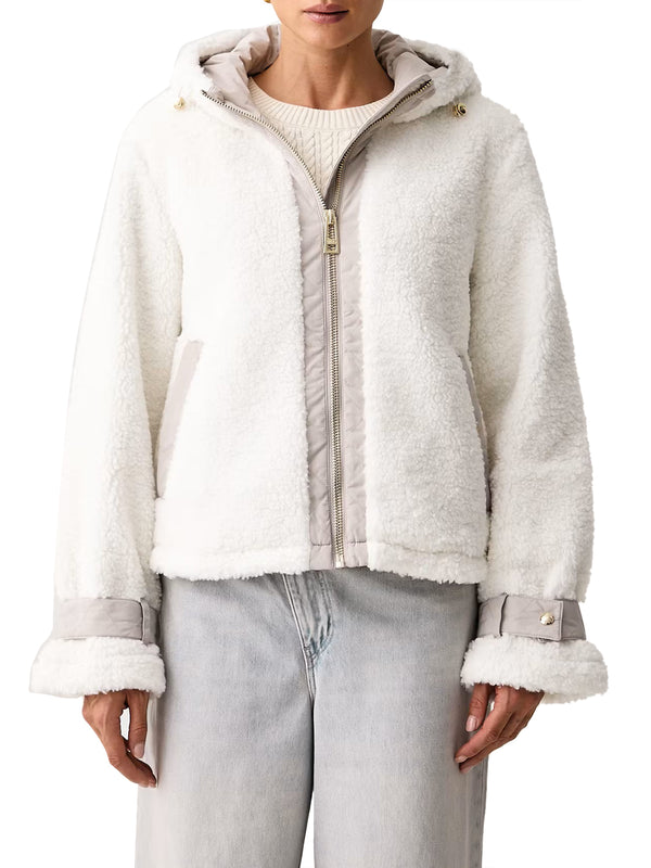 LIUJO SPORT Giacca Corta In Teddy Liu Jo - Bianco