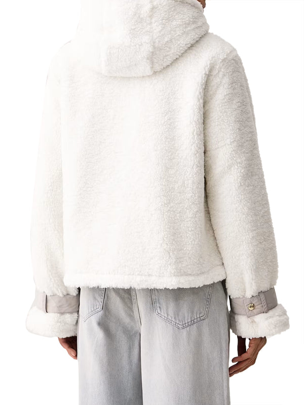 LIUJO SPORT Giacca Corta In Teddy Liu Jo - Bianco