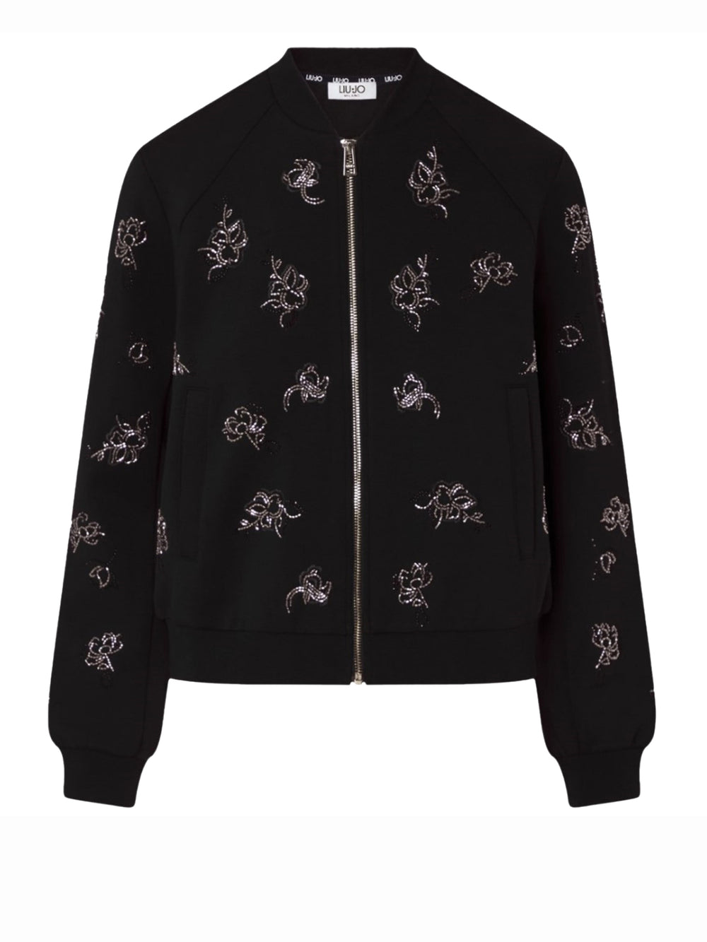LIUJO SPORT Felpa con ricami Gioiello Liu Jo - Nero