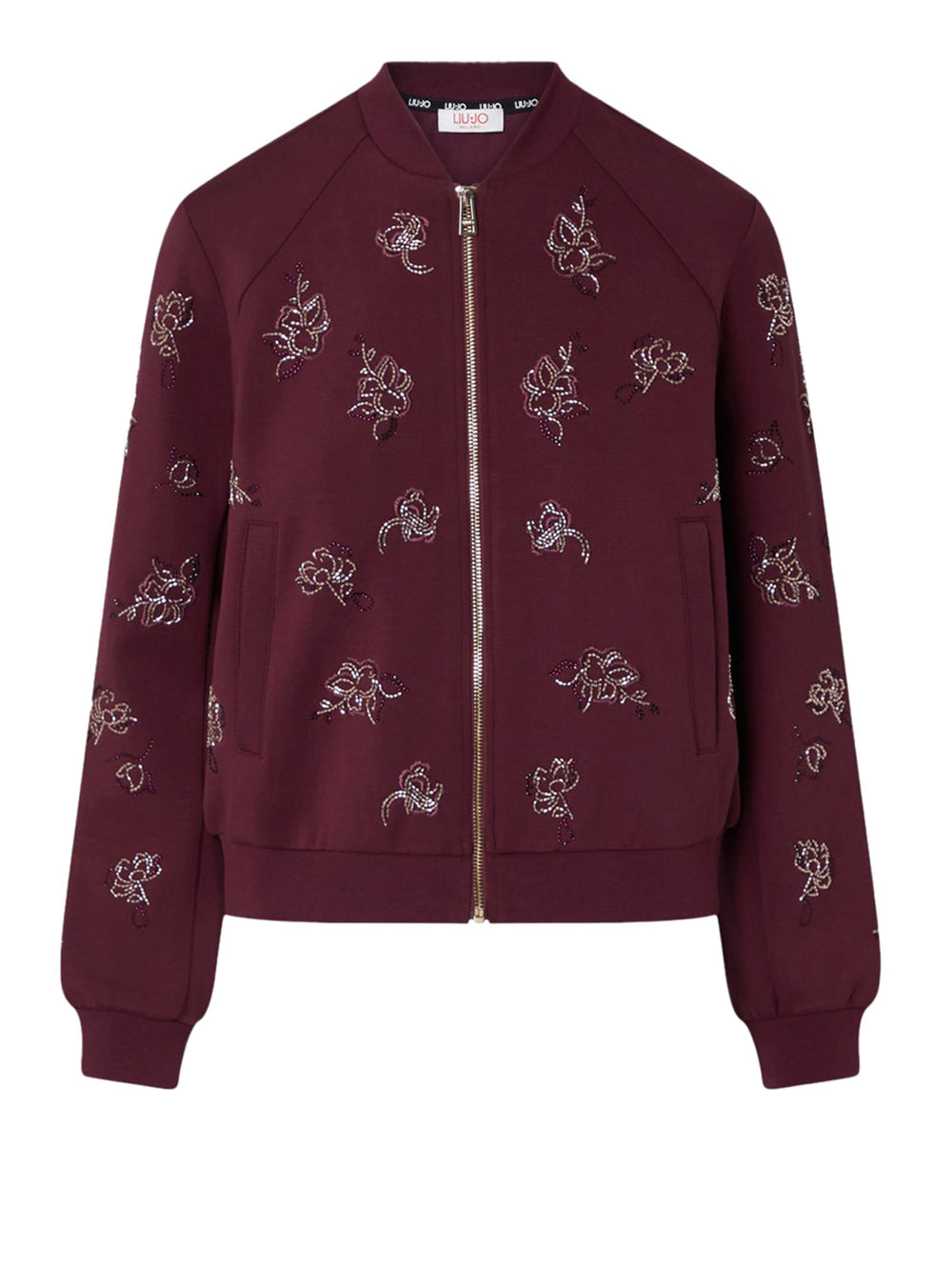 LIUJO SPORT Felpa con ricami Gioiello Liu Jo - Bordeaux