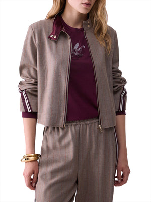 LIUJO SPORT Giacca Con Tape Bicolor Liu Jo Sport - Marrone