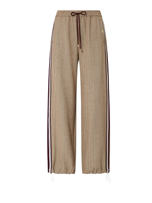 LIUJO SPORT Pantaloni Regular Fit Liu Jo Sport - Brown Rust Stripes