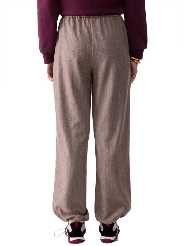 LIUJO SPORT Pantaloni Regular Fit Liu Jo Sport - Brown Rust Stripes