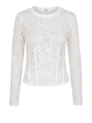 LIUJO SPORT Tshirt Di Pizzo Liu Jo Sport - Bianco Lana