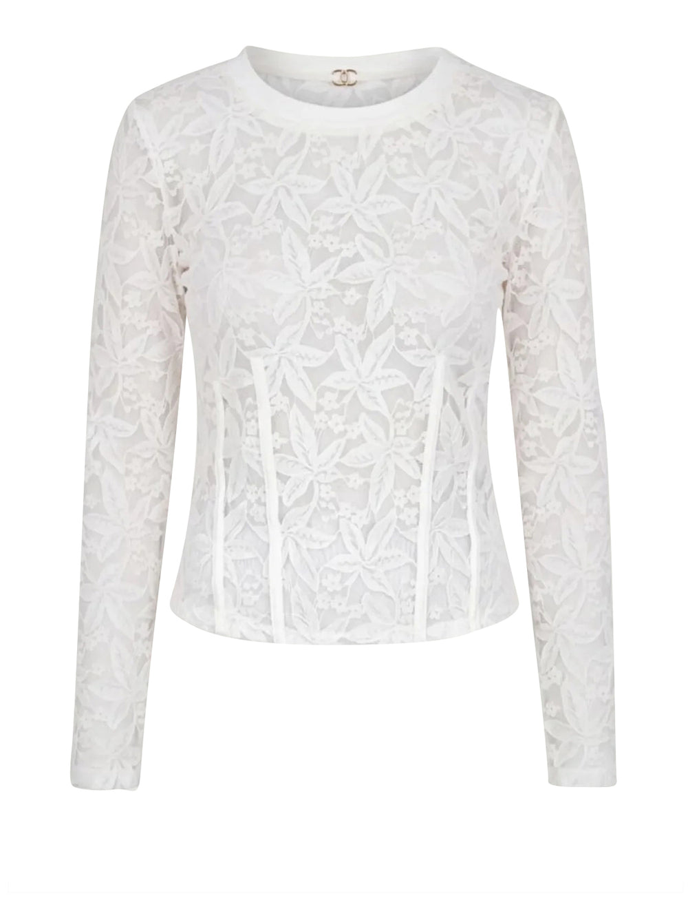 Liu Jo Tshirt Di Pizzo Liu Jo Sport - Bianco Lana