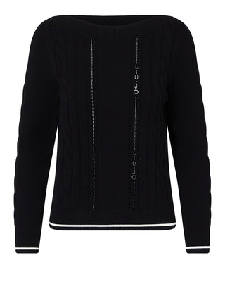 LIUJO SPORT Maglia Con Profili A Contrasto Liu Jo Sport - Nero