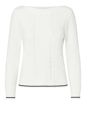LIUJO SPORT Maglia Con Profili A Contrasto Liu Jo Sport - Bianco