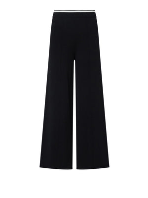 LIUJO SPORT Pantaloni In Maglia Liu Jo Sport - Nero/Bianco