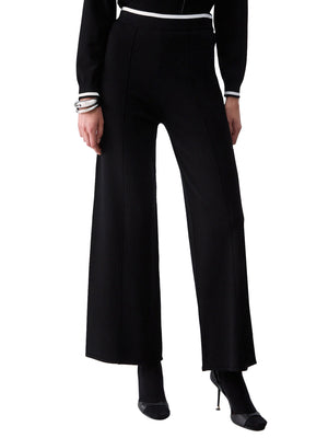 LIUJO SPORT Pantaloni In Maglia Liu Jo Sport - Nero/Bianco