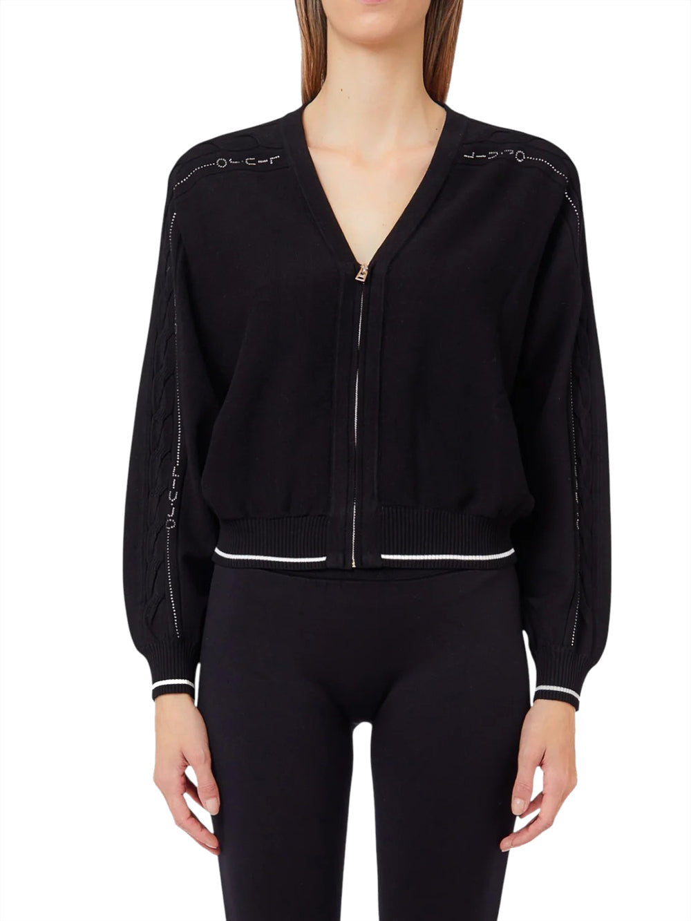 LIUJO SPORT Cardigan In Maglia Liu Jo Sport - Nero