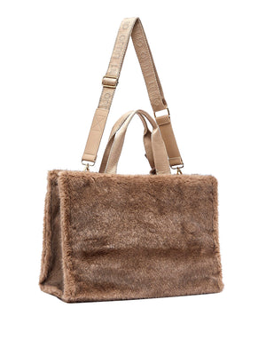 LIUJO SPORT Borsa Tote Grande In Teddy Liu Jo Sport - Beige