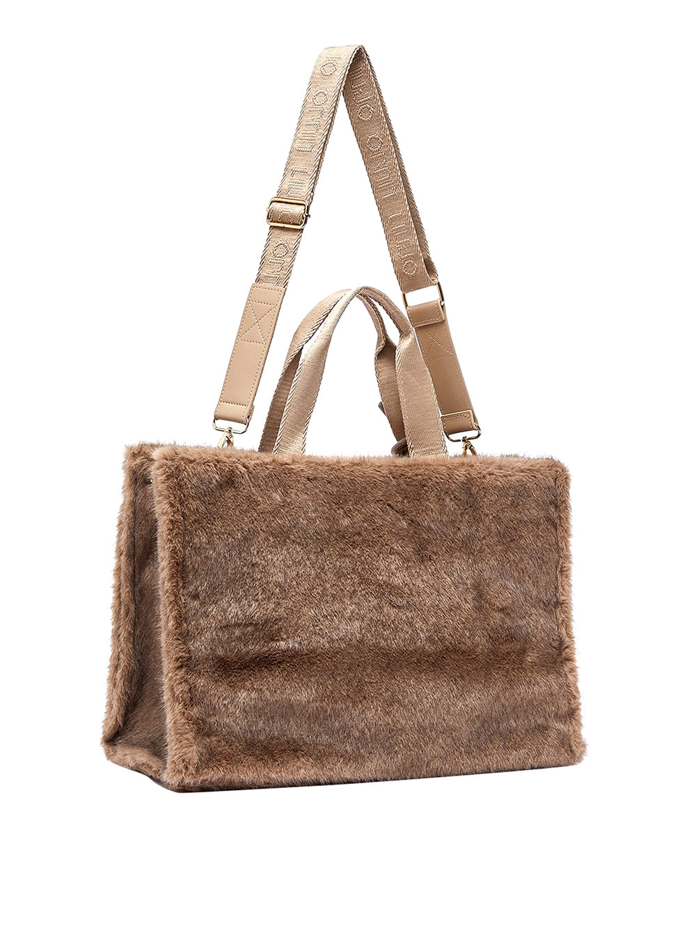 Liu Jo Borsa Tote Grande In Teddy Liu Jo Sport - Beige