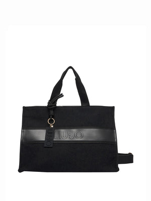 LIUJO SPORT Borsa Tote Grande In Panno Liu Jo Sport - Nero