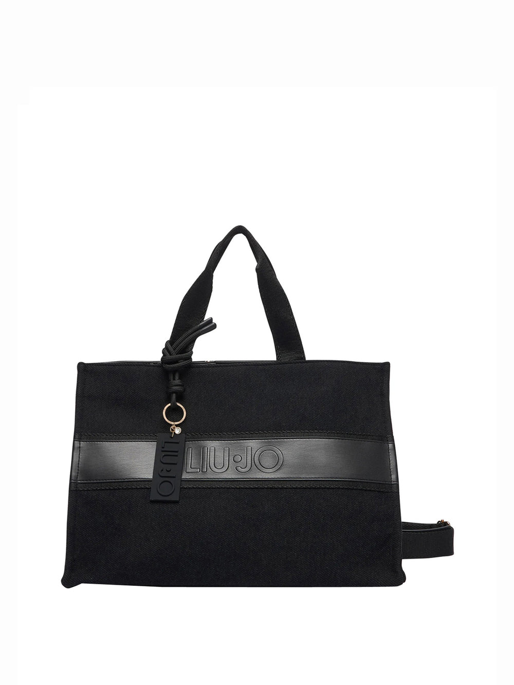 Liu Jo Borsa Tote Grande In Panno Liu Jo Sport - Nero