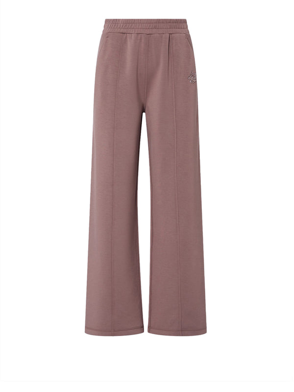 LIUJO SPORT Pantaloni In Scuba Liu Jo - Rosa Scuro