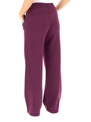 LIUJO SPORT Pantaloni In Scuba Liu Jo - Red Aubergine