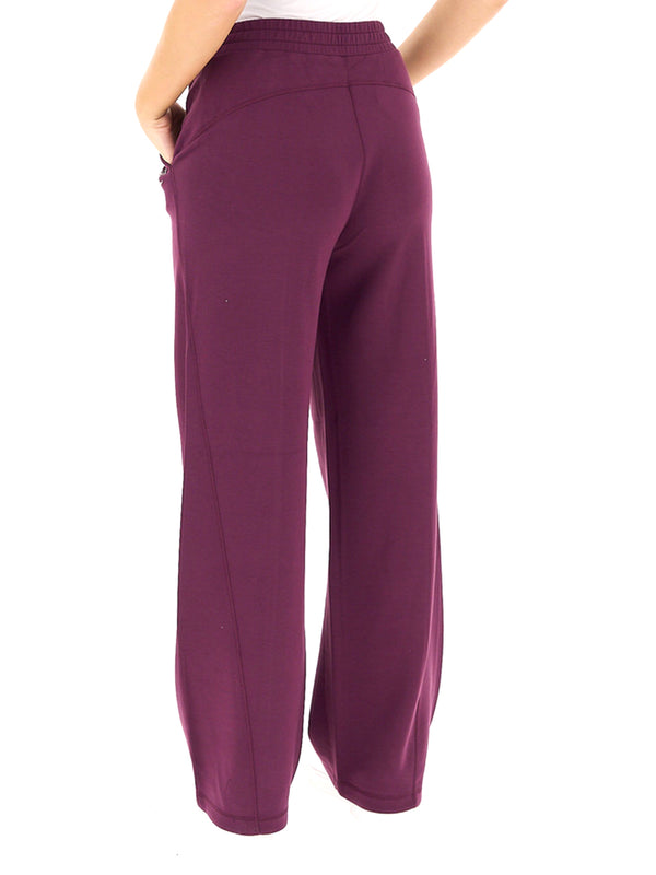 LIUJO SPORT Pantaloni In Scuba Liu Jo - Red Aubergine