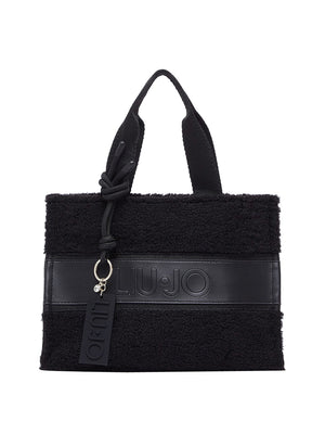 LIUJO SPORT Borsa Tote Piccola In Teddy Liu Jo - Nero