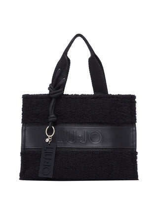 LIUJO SPORT Borsa Tote Piccola In Teddy Liu Jo - Nero