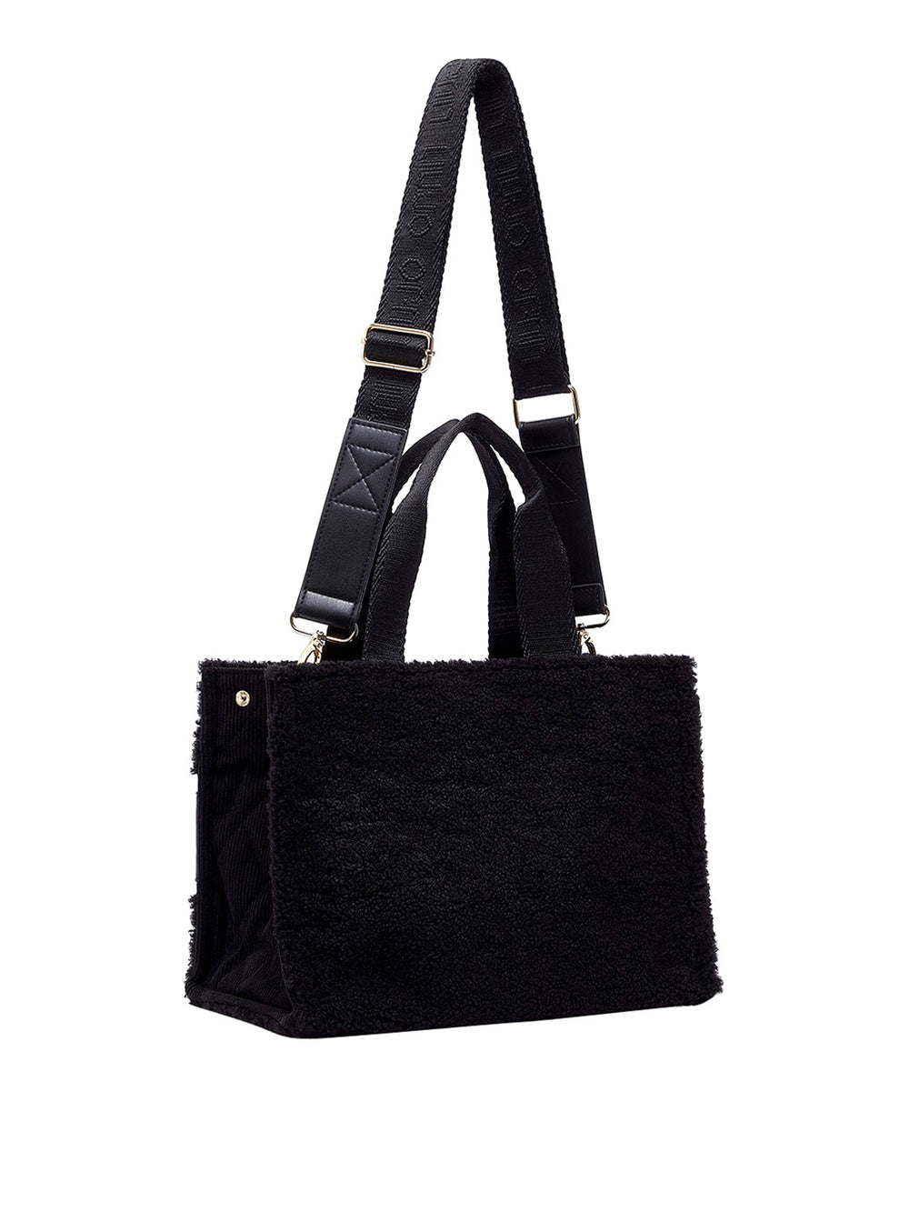 LIUJO SPORT Borsa Tote Piccola In Teddy Liu Jo - Nero