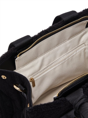 LIUJO SPORT Borsa Tote Piccola In Teddy Liu Jo - Nero