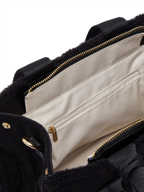LIUJO SPORT Borsa Tote Piccola In Teddy Liu Jo - Nero