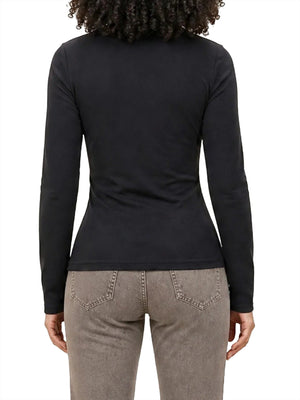 LIUJO SPORT Tshirt Maniche Lunghe Con Paillettes Liu Jo Sport - Nero