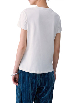 LIUJO SPORT Tshirt Con Logo Monogram Liu Jo Sport - Bianco