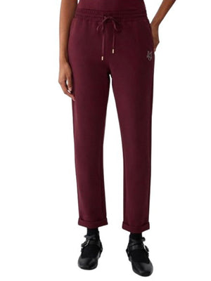 LIUJO SPORT Pantaloni In Scuba Liu Jo Sport - Red Aubergine