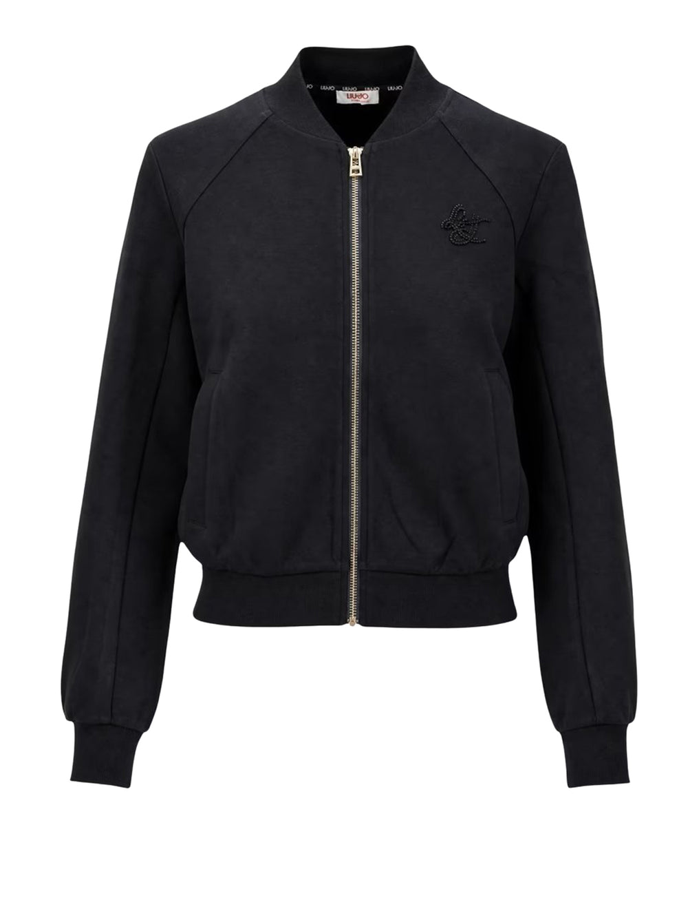 LIUJO SPORT Felpa Girocollo Con Zip Liu Jo - Nero