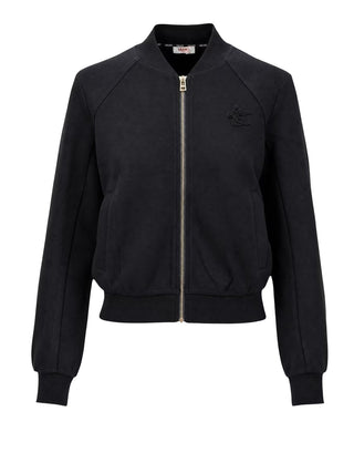 LIUJO SPORT Felpa Girocollo Con Zip Liu Jo - Nero