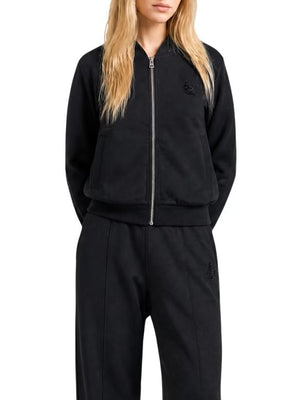 LIUJO SPORT Felpa Girocollo Con Zip Liu Jo - Nero