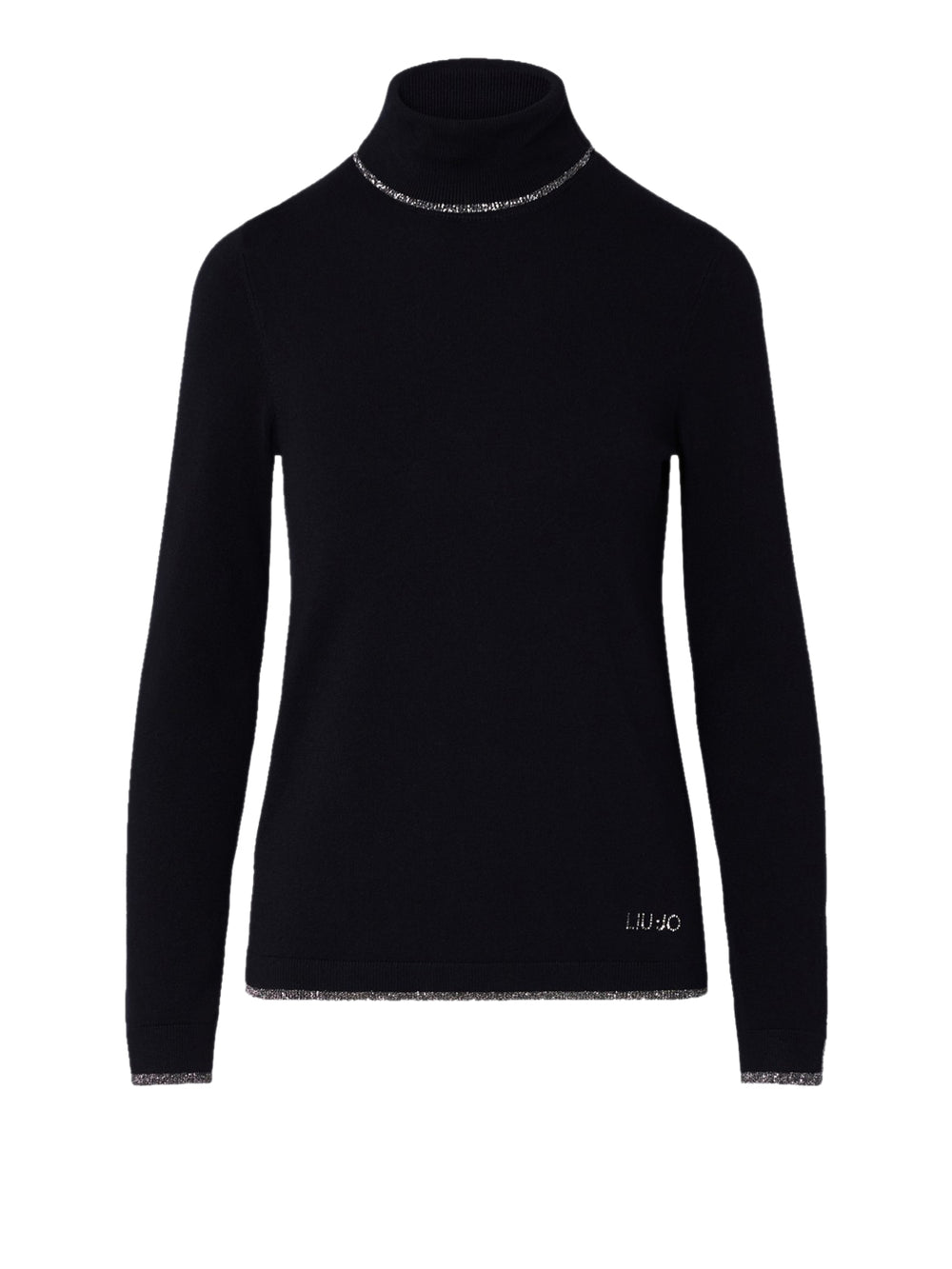 LIU.JO WHITE Dolcevita Con Profili Lurex Liu Jo - Nero