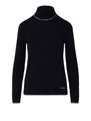 LIU.JO WHITE Dolcevita Con Profili Lurex Liu Jo - Nero