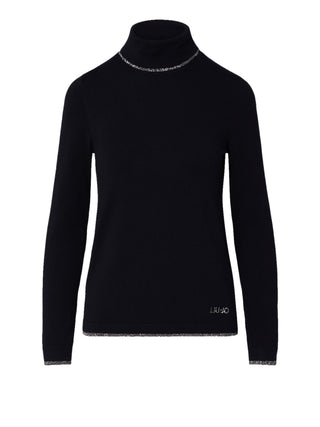 LIU.JO WHITE Dolcevita Con Profili Lurex Liu Jo - Nero