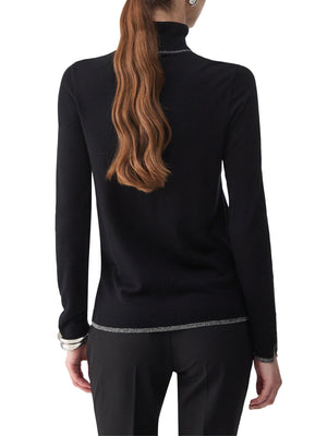 LIU.JO WHITE Dolcevita Con Profili Lurex Liu Jo - Nero