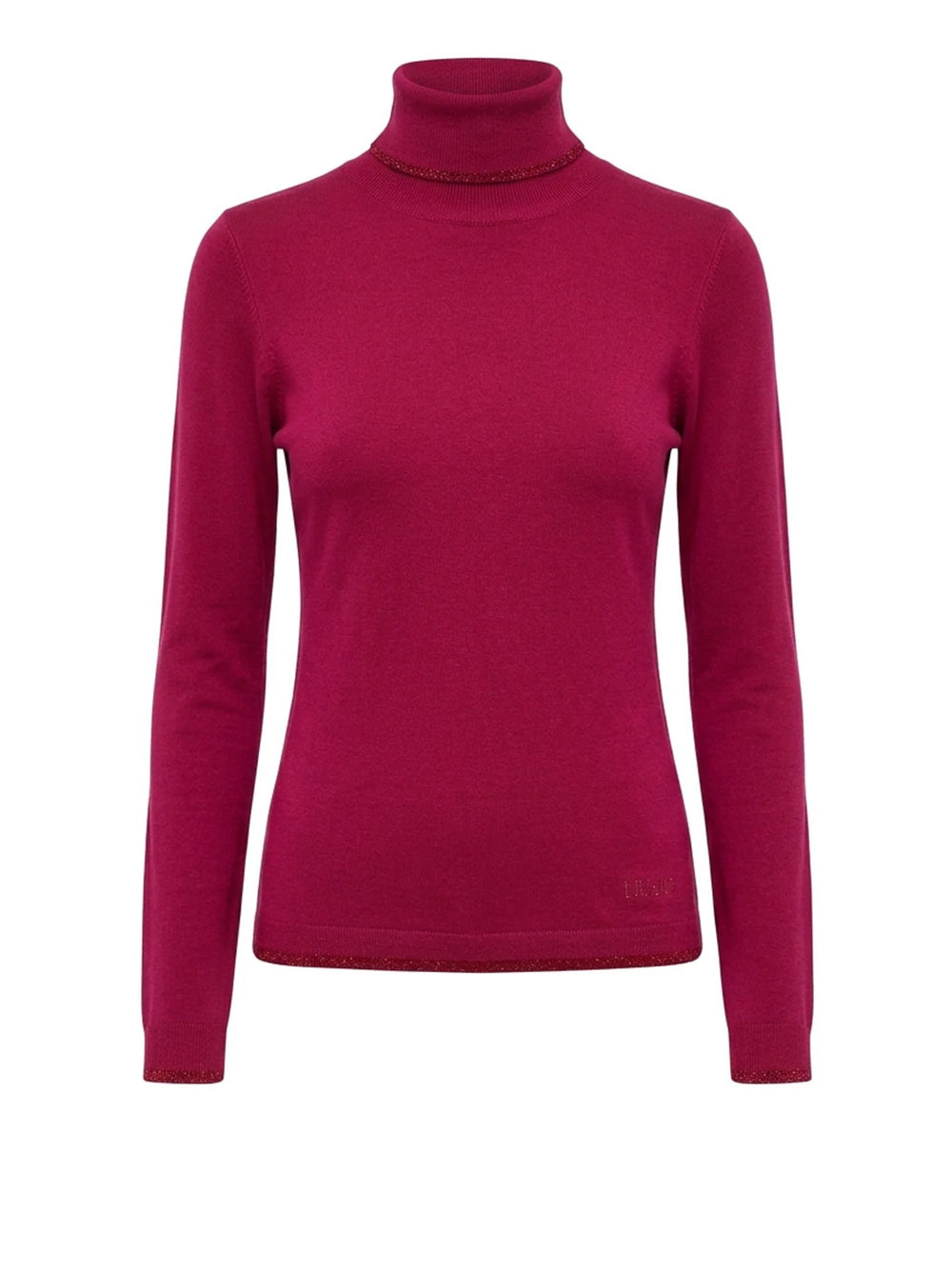 LIU.JO WHITE Dolcevita Con Profili Lurex Liu Jo - Scarlet