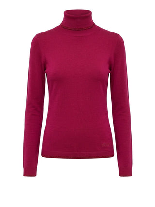 LIU.JO WHITE Dolcevita Con Profili Lurex Liu Jo - Scarlet