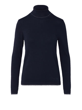 LIU.JO WHITE Dolcevita Con Profili Lurex Liu Jo - Blu Scuro