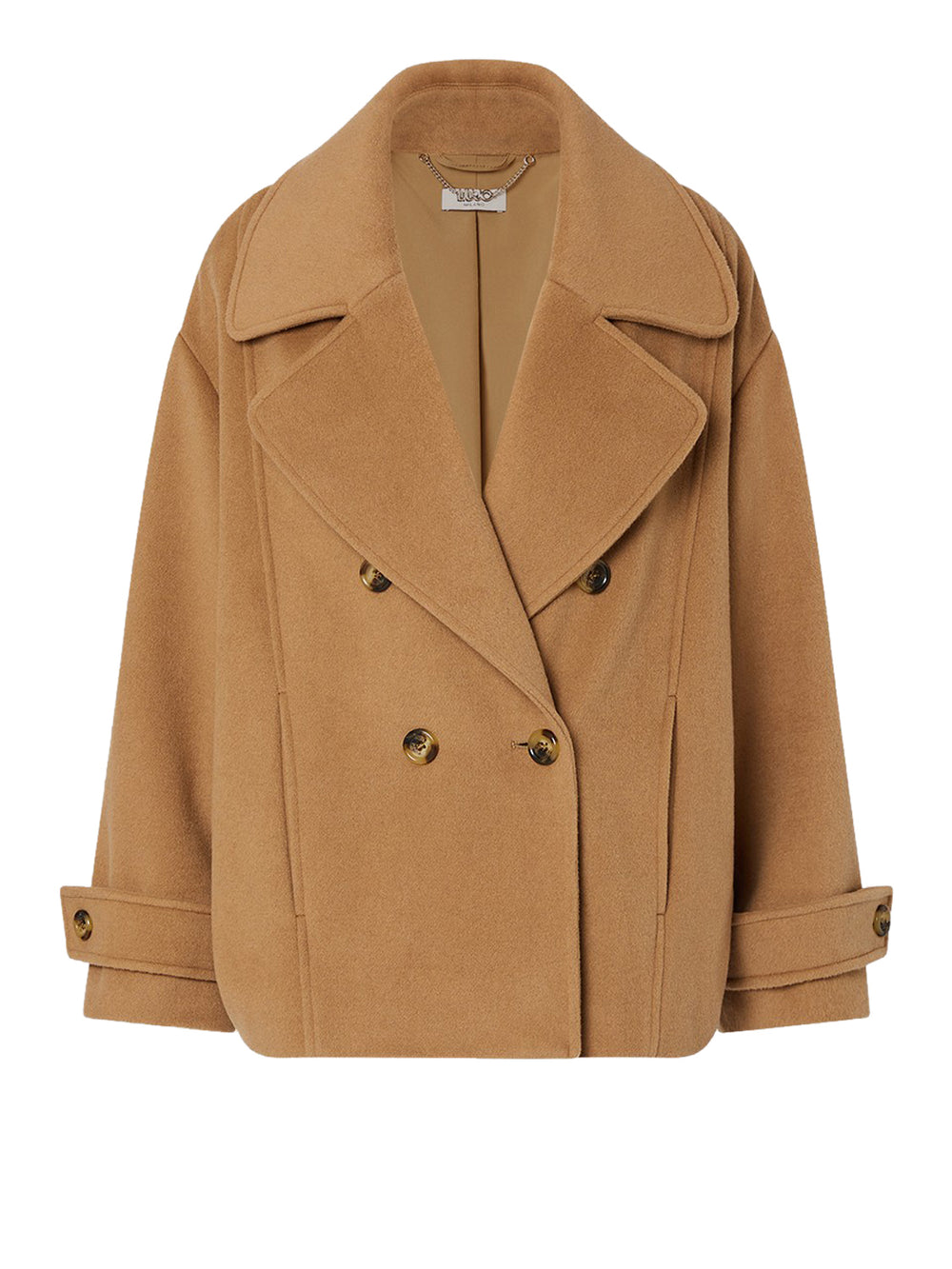 LIU.JO WHITE Cappotto Corto Doppiopetto In Lana Liu Jo - Beige