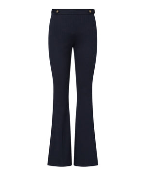 LIU.JO WHITE Pantaloni Flare In Punto Milano Liu Jo - Blu Scuro