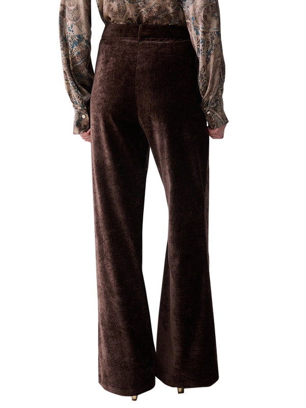 LIU.JO WHITE Pantaloni Straight In Velluto Liu Jo - Mole