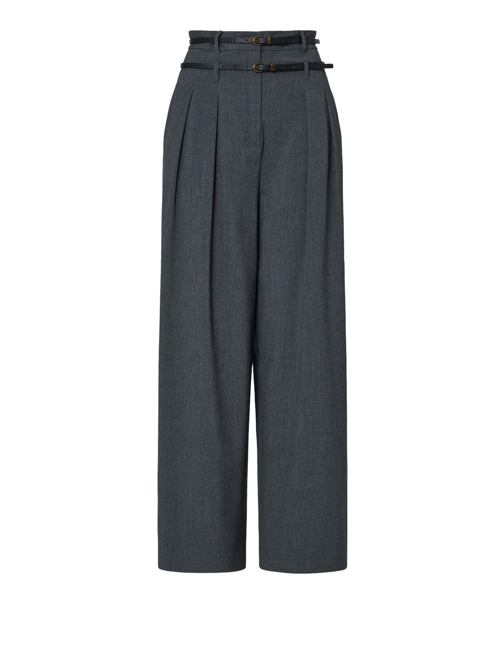 LIU.JO WHITE Pantaloni Flare In Flanella Liu Jo - Grigio Scuro